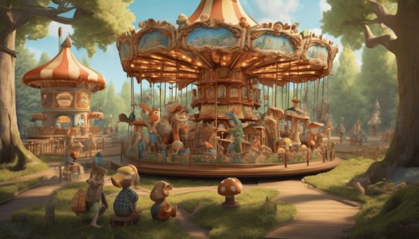 Parc d’attractions familial au bois des lutins à Diémoz