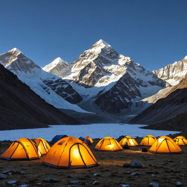 Comment organiser un camping pour une expédition de randonnée en haute altitude au Népal?